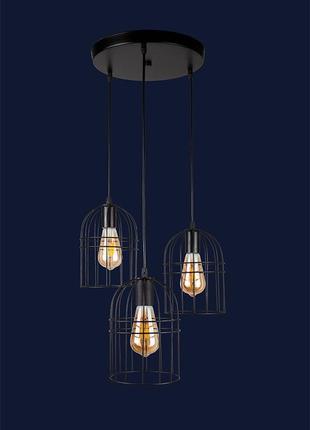 Люстра в стиле лофт 756pr106f-3 bk (300)