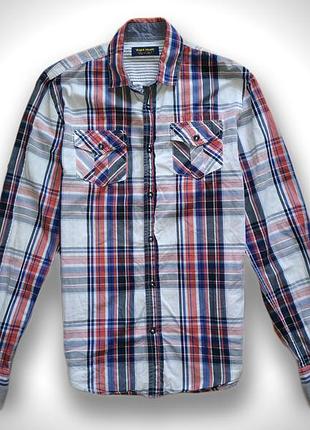 Стильная рубашка в клетку zara