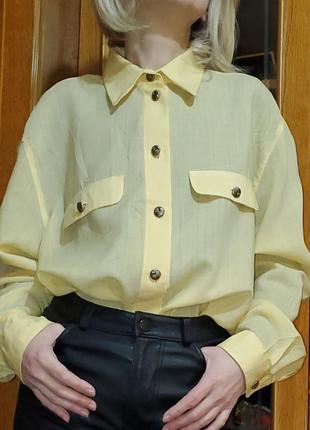 Винтажная шерстяная блуза larissa германия винтаж, тонкая шерсть, пуговицы в стиле givenchy8 фото