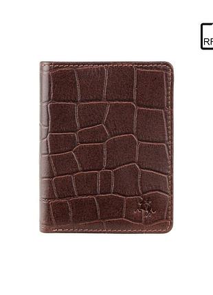 Гаманець чоловічий visconti cr91 caiman c rfid (brown)