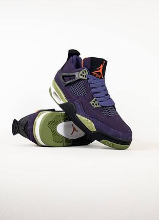 Кроссовки  jordan 4 retro canyon purple
