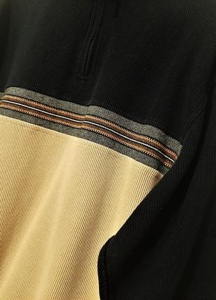 Westbury германия кофта толстовка тёплая мужская с застёжкой на воротнике чёрная/бежевая свитер5 фото