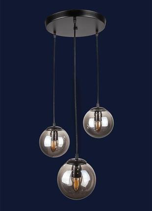 Люстра в стиле лофт 756pr150f-3 bk+bk (300)