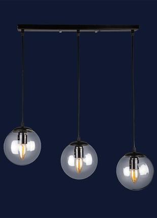 Люстра в стиле лофт 756pr150f-3 bk+cl (500)