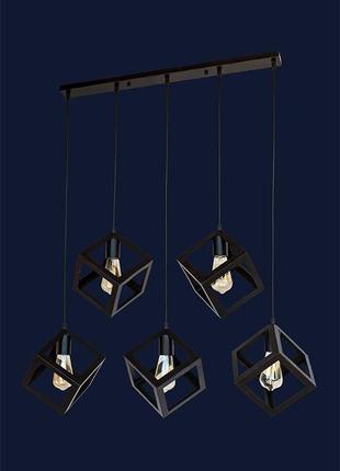 Люстра в стиле лофт 756pr160f-5 bk (700)