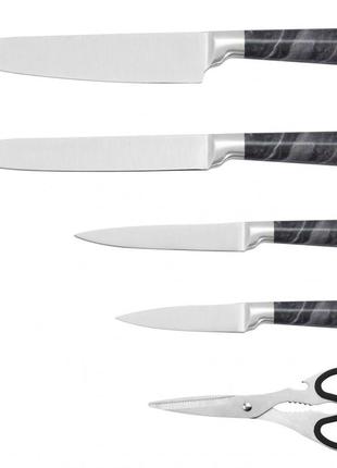 Набор ножей с подставкой con brio св-70772 фото