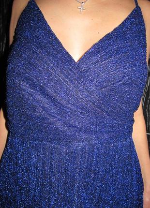 Нарядное платье-сарафан с юбкой плиссе  new look  р.503 фото