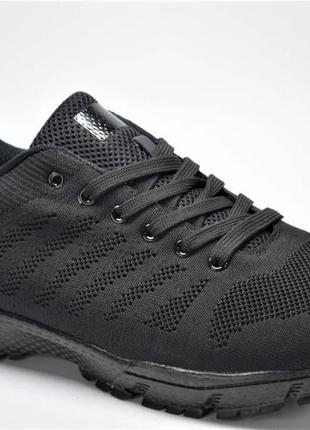Чоловічі кросівки сітка велетні чорні bonote 861911