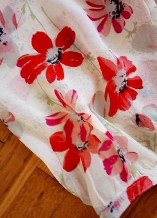 Розкішна шовкова блузочка з пишним рукавом moonsoon 42-44р.5 фото
