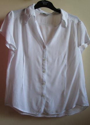 Акція 1+1=3 розпродаж актуальна біла блуза atmosphere натуральна розмір 18