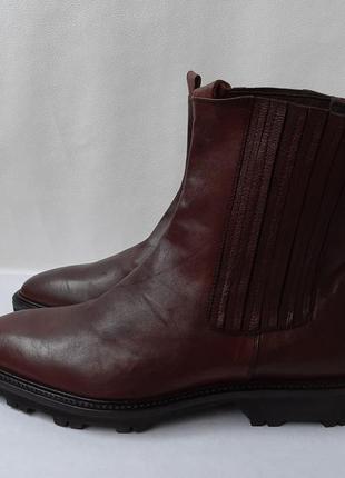 Оригін. bogner ford нові чоловік. чоботи черевики 28 cm — 28.5 cm шкіра коричневий made in italy2 фото