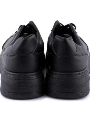 Стильные черные кроссовки кеды криперы на платформе толстой подошве модные кроссы5 фото