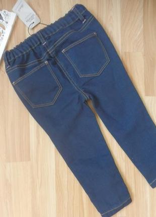 Новые фирменные джинсы denim co малышке 2-3 года .3 фото