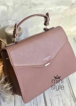 Сумка на длинной ручке cross-body сумочка трендовая и стильная кроссбоди david jones4 фото