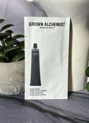 Оригинал пробник крем для рук "ваниль и апельсиновая цедра" grown alchemist hand cream оригинал пробник крем для рук2 фото