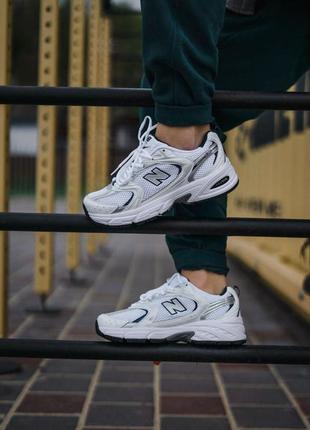 Кросівки чоловічі new balance 530 white/silver