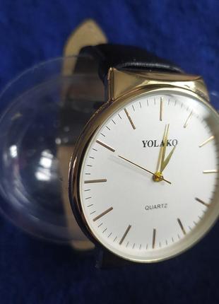 Класичний чоловічий бізнес-годинник yolako.4 фото