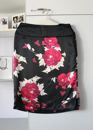 Атласная юбка в цветы от etam3 фото