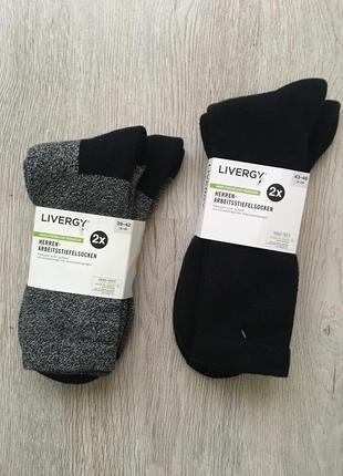 Махрові чоловічі шкарпетки  livergy  р.39/42, 43/46