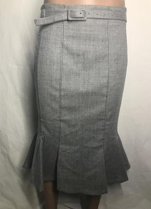 Фирменная юбка серая 12 размера