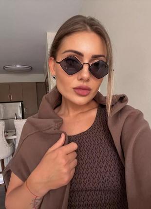 Очки ромбы в стиле Ray ban light ray