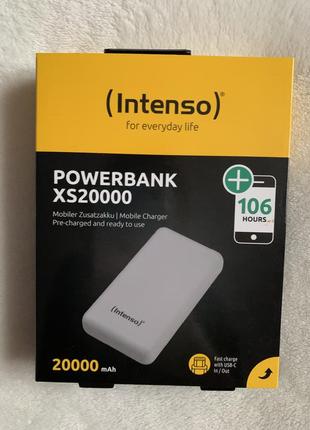 Power bank/павербанк intenso (с быстрой зарядкой) 20000 mah, 5v, 3.1a