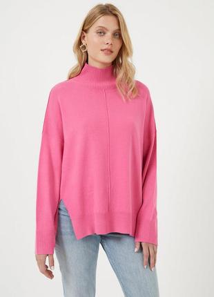 Светр оверсайз babysoft river knits з високим горлом