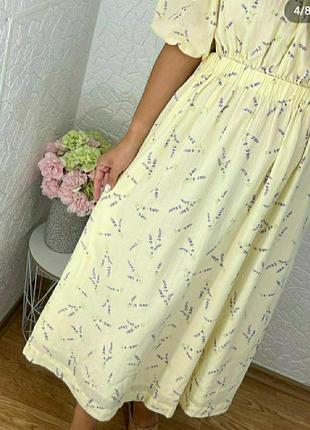 Плаття сукня муслін с-м3 фото