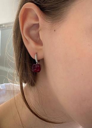 Брендовые серьги 5
