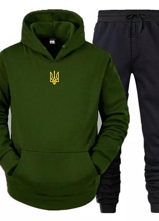 Україна🇺🇦 худі + штани | спортивний костюм фліс зима | мужской, зимний, спортивный костюм, флис украина