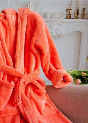 Женский махровый халат