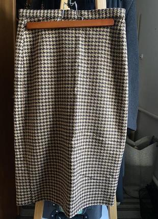 Новая теплая юбка миди юбка6 фото