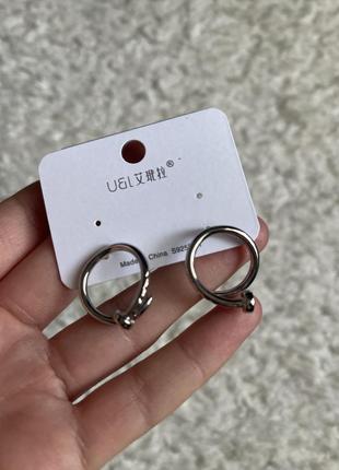 Серьги в стиле cartier