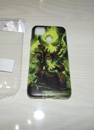 Чехол для xiaomi redmi 9c world of warcraft gul’dan гул’дан в ярости