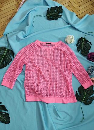 Кофта сітка неон светр оверсайз світшот