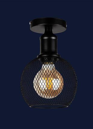 Настінно-стельовий світильник у стилі лофт 907x011f-1 bk