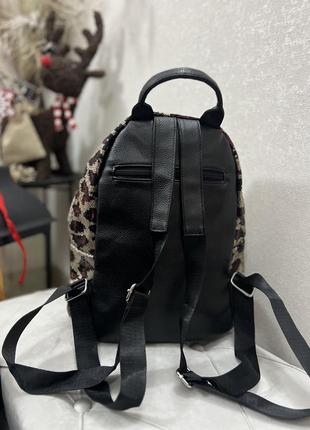 Еффектний леопардовий рюкзак 🤎7 фото