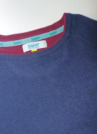 Синий джемпер свитер ted baker для мальчика 7-8 лет5 фото