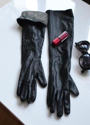 Перчатки рукавички шкіряні3 фото