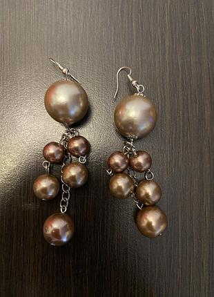 Сережки великі кульки