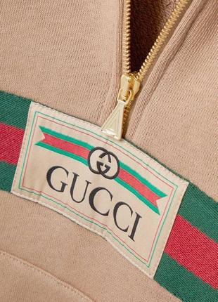 Коричневый спортивный прогулочный костюм гуччи gucci2 фото