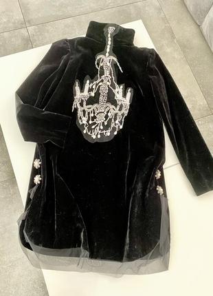 Сукня оксамит оксамитова сукня new в стилі плаття old money жіночий одяг