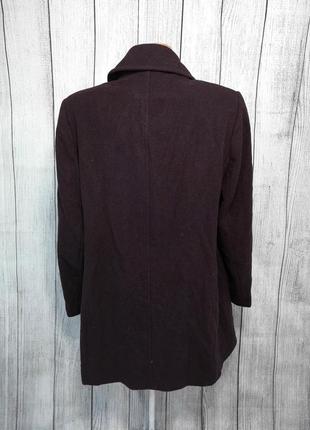 Пальто теплое lavitta, england, темно фиолетово-малиновое, отл сост!5 фото
