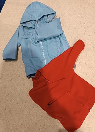 Куртка вітрівка с фліс кофтой 3