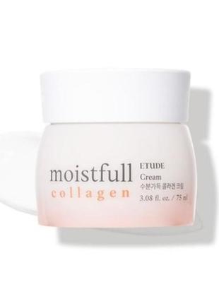 Коллагеновый крем для лица etude house moistfull collagen cream 75ml1 фото