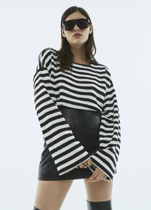 Шкіряна спідниця h&m 4