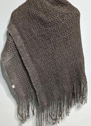 Шарф в'язаний шерсть і мохер