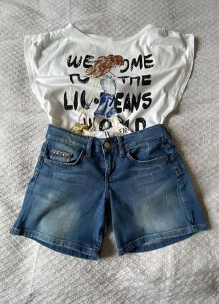 Шорты джинсовые liu jo jeans