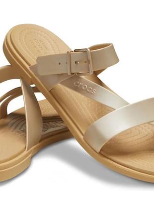 Сандалі crocs tulum metallic toe, w8, w9, w10, w11