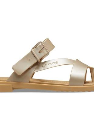 Сандалі crocs tulum metallic toe, w8, w9, w10